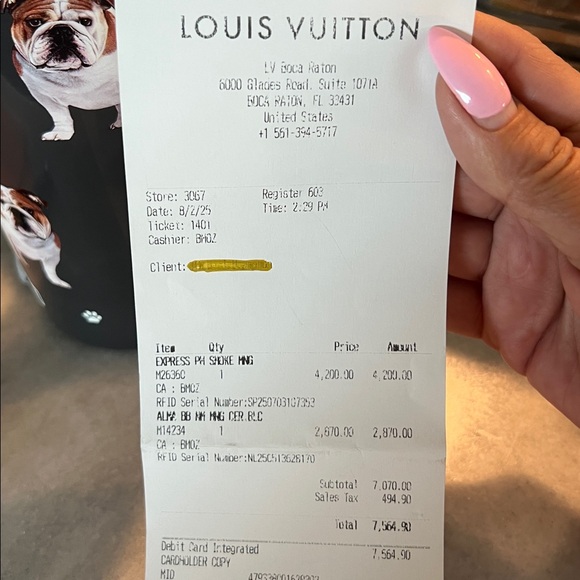 Gorgeous Louis Vuitton Express PM H-27 M26360 brand new in box color smoke - Picture 11 of 11